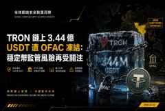 全球网络安全联盟洞察：TRON 链上 3.44 亿 USDT 遭 OFAC 冻结，稳定币监管风险再受
